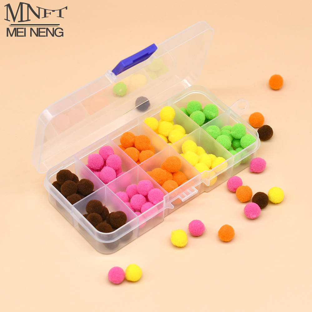 Fishing Hook Assortment - MNFT Gemengde Kleur 100 stks/doos Glo-Bug