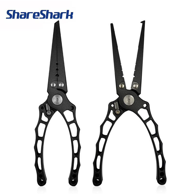 Fishing Hook Remover - ShareShark Multifunctionele Visserijtang van RVS, Corrosiebestendig,