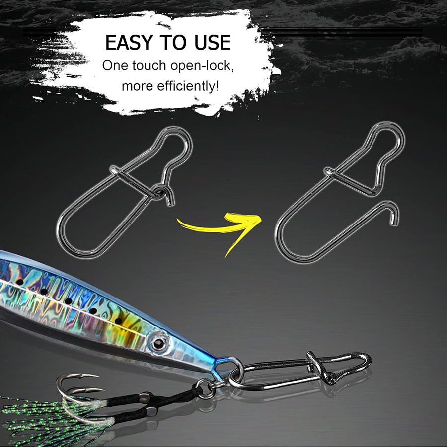 50 Stuks Crankbait Snaps Rvs D - Fishing Hook Remover recensie en prijs