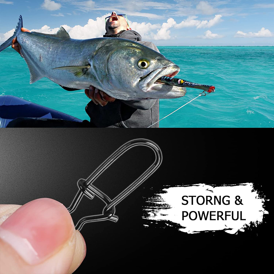 50 Stuks Crankbait Snaps Rvs D - Fishing Hook Remover recensie en prijs